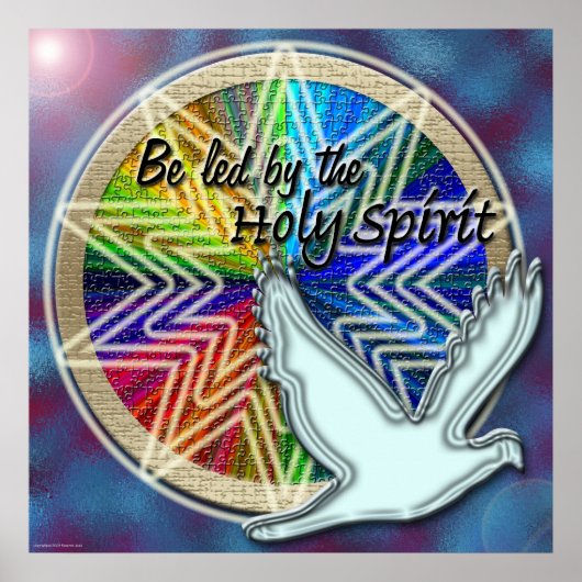 キリスト教聖霊をテーマにしたポスター ポスター (正面)