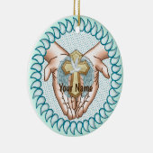 キリスト教聖霊手 セラミックオーナメント (右)