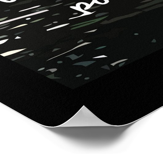 キリスト教肯定引用文と対応する聖書 ポスター (角)