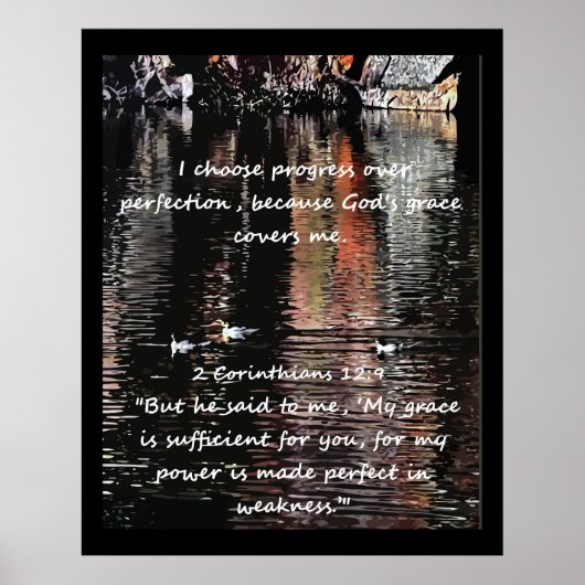 キリスト教肯定引用文と対応する聖書 ポスター (正面)