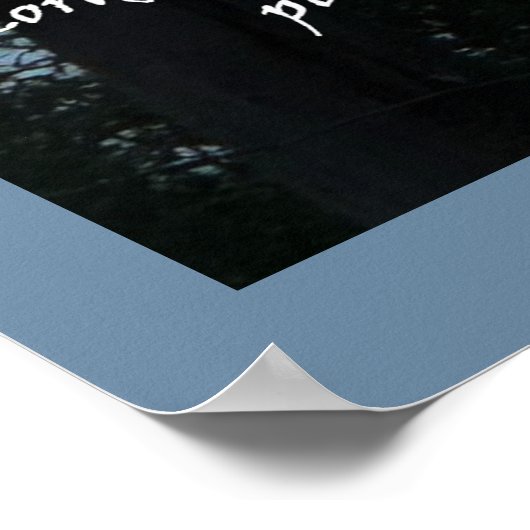 キリスト教肯定引用文と対応する聖書 ポスター (角)