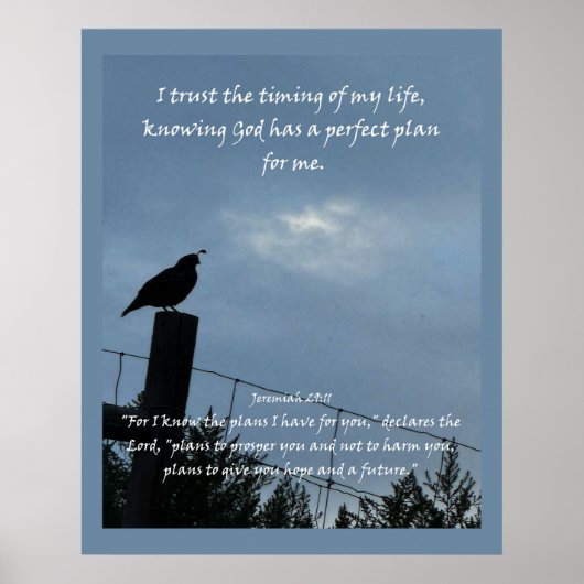 キリスト教肯定引用文と対応する聖書 ポスター (正面)