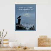 キリスト教肯定引用文と対応する聖書 ポスター (キッチン)