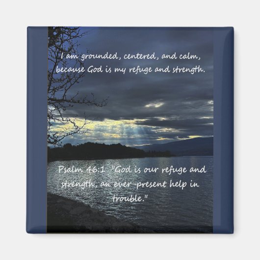 キリスト教肯定引用文と対応する聖書 マグネット (正面)