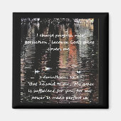 キリスト教肯定引用文と対応する聖書 マグネット (正面)