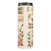 キリスト教肯定素朴フローラコラージュ タンブラー (裏面)