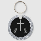 キリスト教葬儀のお土産または大事な行事 キーホルダー (裏面)