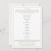 キリスト教葬儀用植物サービスプログラム 招待状 (裏面)