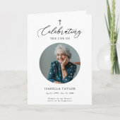 キリスト教記念写真死亡告知事業 カード (正面)