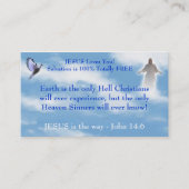 キリスト教証人名刺 名刺 (正面)