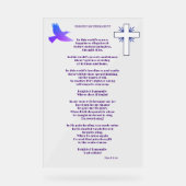 キリスト教詩の全盛期 アクリルサイン (正面)