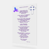 キリスト教詩の全盛期 アクリルサイン (傾斜)