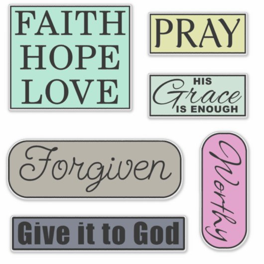 キリスト教語束 シール (正面)