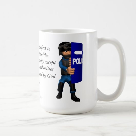 キリスト教警察 コーヒーマグカップ (右)