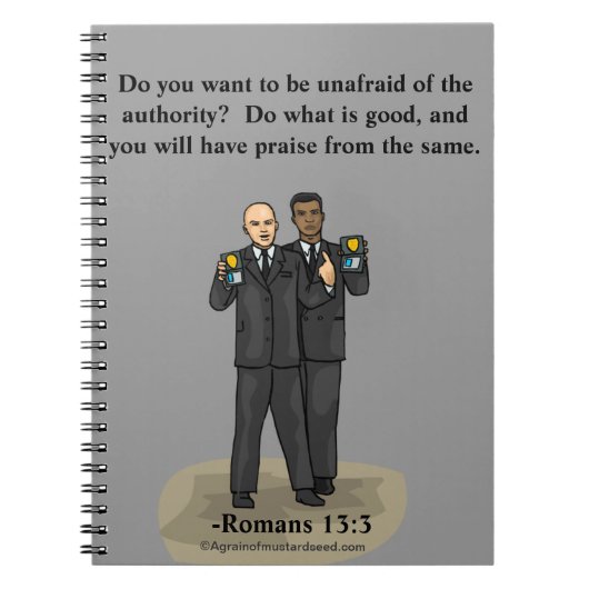 キリスト教警察 ノートブック (正面)