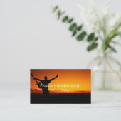 キリスト教賛美聖歌バンドカード 名刺 (スタンド正面)