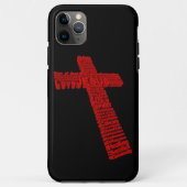 キリスト教赤十字コラージュ,信仰で結成 Case-Mate iPhoneケース (裏面)