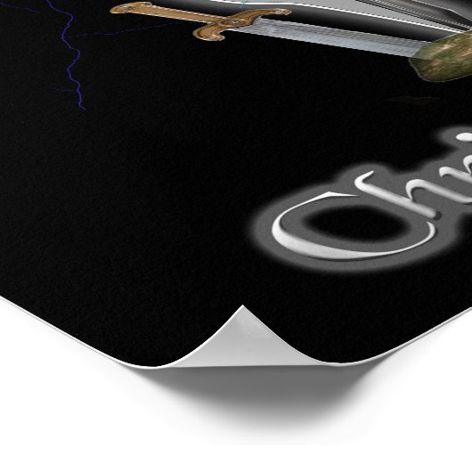 キリスト教軍人 ポスター (角)