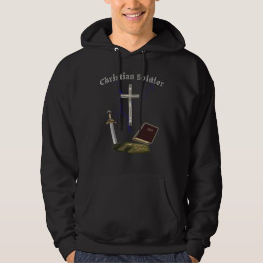 キリスト教軍人Tシャツ パーカ (正面)