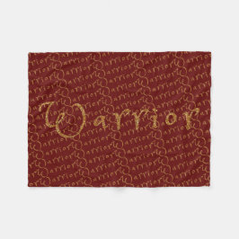 キリスト教預言戦士祈りの言葉 フリースブランケット