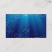 キリスト教魚の記号|ブルービジ感動的ネス 名刺 (裏面)