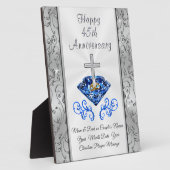 キリスト教45周年記念贈与 フォトプラーク (側面)