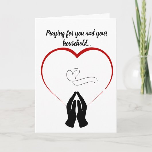 キリスト教 お悔やみカード カード (正面)