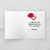 キリスト教 お悔やみカード カード (内部)