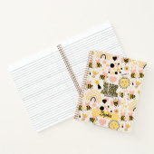 キリスト教 かわいい 蜜蜂 スクリプト おとぎ風 ノートブック (内部)