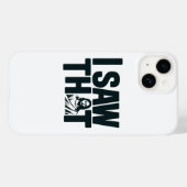 キリスト教　イエスが見てるよ、見ちゃったよJesus Case-Mate iPhoneケース (裏面 (横))