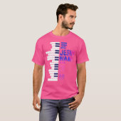 キリスト教 イエスキリスト ピアノ プレーヤー ピアニスト キーボード 演奏 Tシャツ (正面フル)