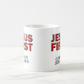 キリスト教 イエス様第一 コーヒー第二 コーヒーマグカップ (中央)
