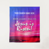 キリスト教 イエス・キリストは復活した 教会 イースター タペストリー (正面)