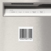 キリスト教 イエス・キリスト 救済 バーコード UPC マグネット (インサイチュ (食洗機))