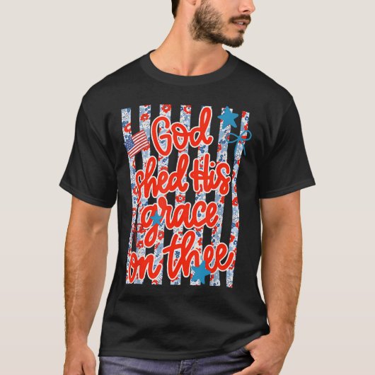 キリスト教 イエス 神の恵み Tシャツ (正面)