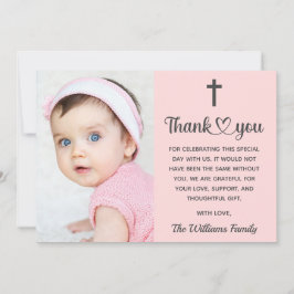 キリスト教《キリスト教》洗礼式や命名式バプテスマ共産主義 サンキューカード