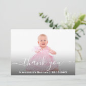 キリスト教 クリスマス 聖礼拝 洗礼 サンキューカード (スタンド正面)