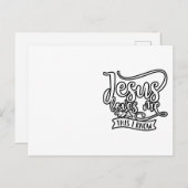 キリスト教 デザイン イエスは私を愛している。それは事実 ポストカード (正面/裏面)