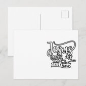 キリスト教 デザイン イエスは私を愛している。 私はこれを知っている ポストカード (正面/裏面)