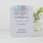 キリスト教 ポケット メモリアル オオカミ 招待状 (スタンド正面)