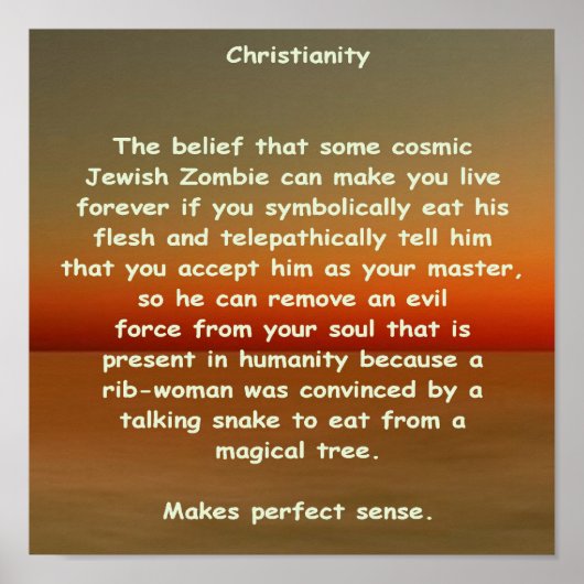 キリスト教 ポスター (正面)