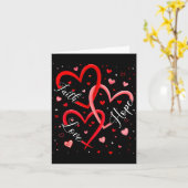 キリスト教 信仰 希望 愛 ハート 宗教 バレンタイン カード (黄色い花)