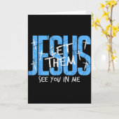 キリスト教 宗教的 私があなたに見る 感謝 カード (黄色い花)