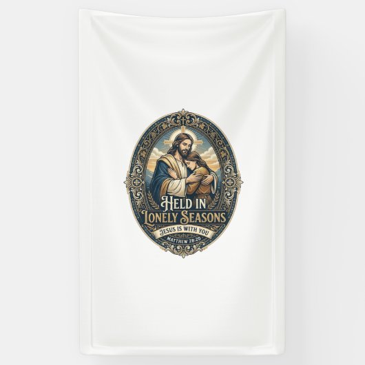 キリスト教 寡婦 寡夫 激励 ヴィンテージ Tシャツ Ch 横断幕 (縦)