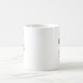 キリスト教 - 復活の花の十字架 宗教 イースター コーヒーマグカップ (中央)