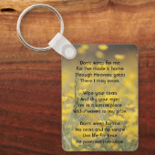 キリスト教 思い出の記念 フォト バーオウル 鳥 キーホルダー (正面)