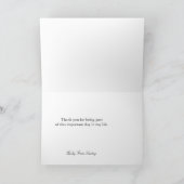 《キリスト教》洗礼式や命名式のサンキューカード サンキューカード (内部)
