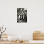 《キリスト教》洗礼式や命名式のプリンセスルイーズ ポスター (キッチン)