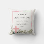 《キリスト教》洗礼式や命名式の記念品の装飾用クッション クッション (正面)