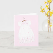 《キリスト教》洗礼式や命名式ガウンバプテスマのグリーティングカード カード (黄色い花)